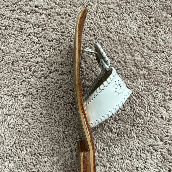 Jack Rogers White and Brown Sandals - Picture 5 of 16